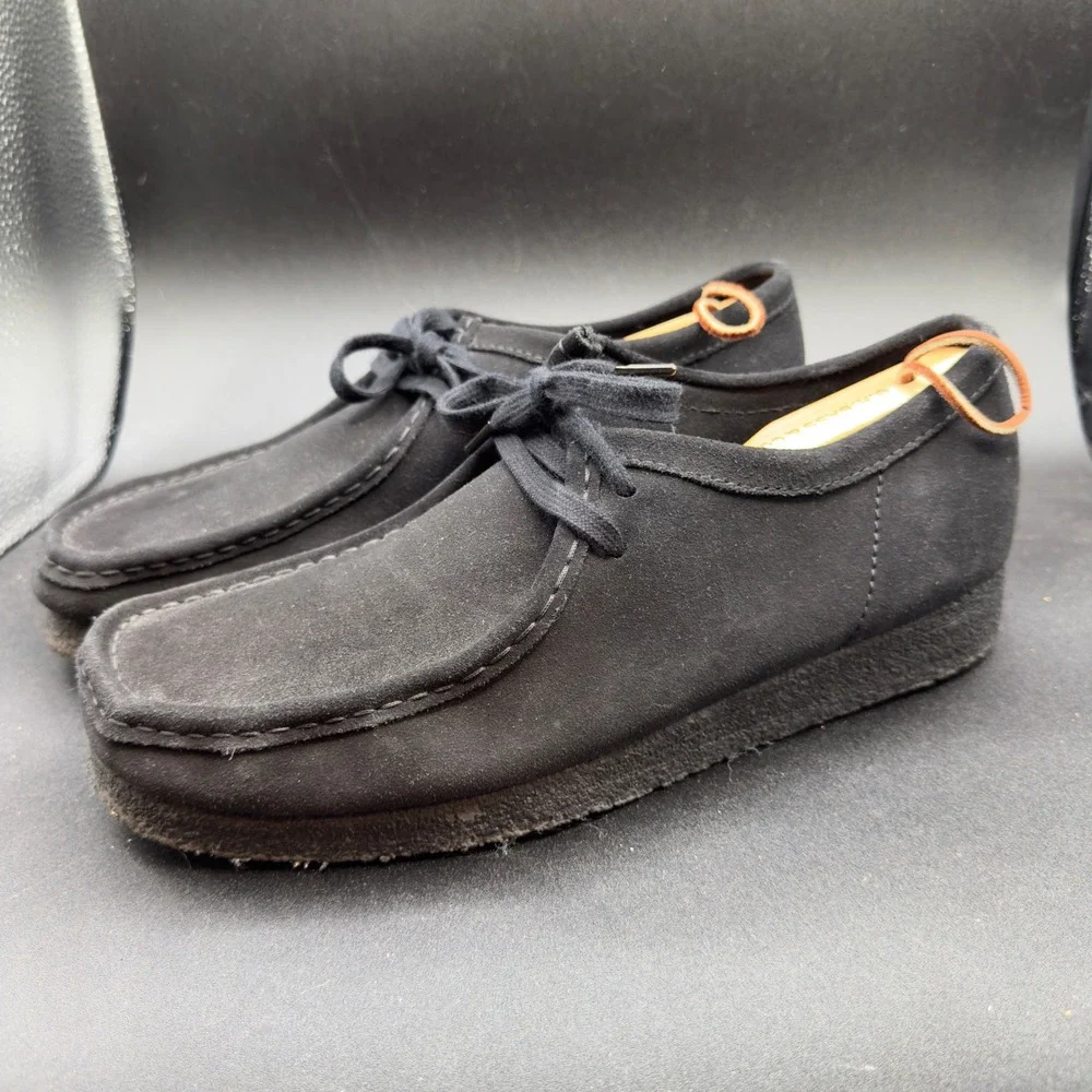Clarks Originals Wallabee Suede Ankle Boots Mens 12 Black Charles F Stead 26773